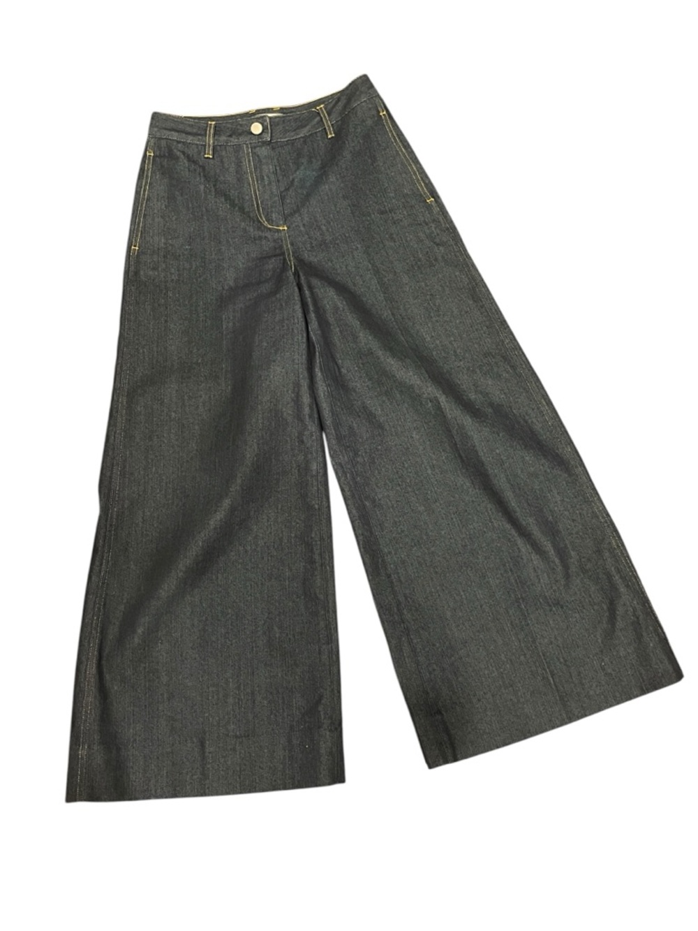 Elizabeth & James indigo super wide jeans